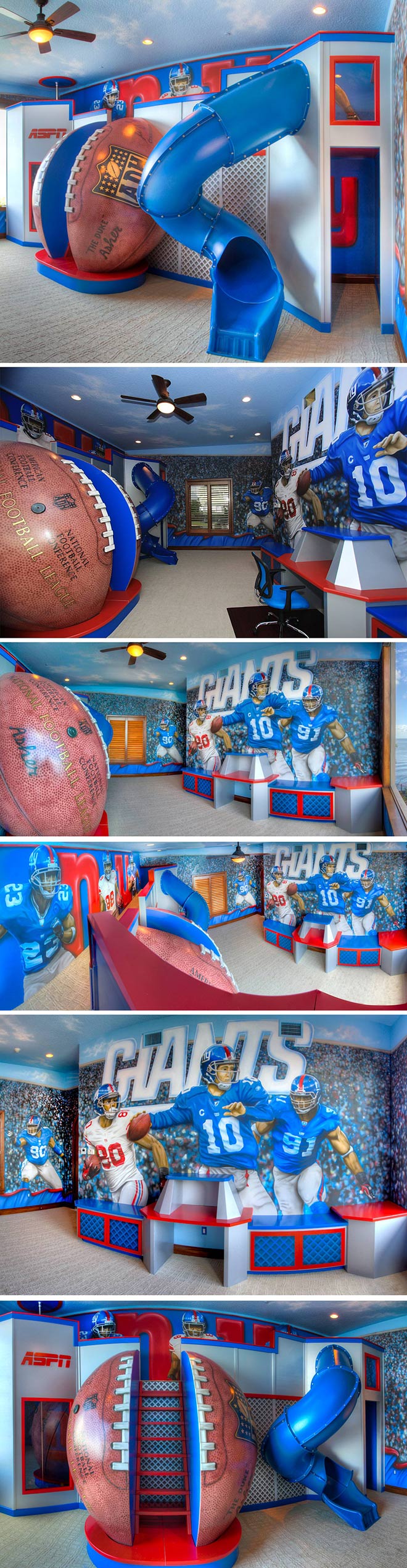 Football Playroom - Design par Jason Hulfish